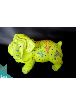 Faux Bali Resin Bulldog Home Decor, Resin Figurines Custom Hand, Statue Collectible Figurines Resin