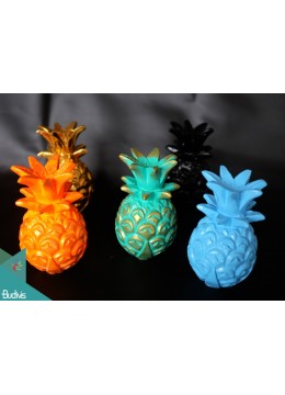 Pineapple Home Decor Small, Resin Figurine Custom Hand, Statue Collectible Figurine Resin