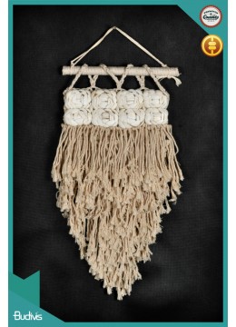 New Mini Wall Hanging With Shell Decorative Natural Rope