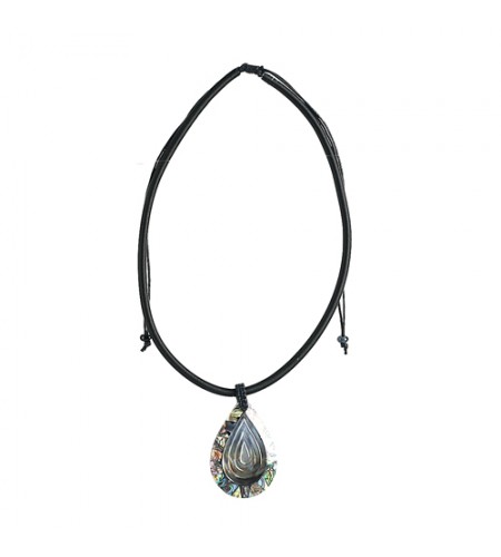 Bali Shell Resin Penden Slide Necklace Made In Indonesia