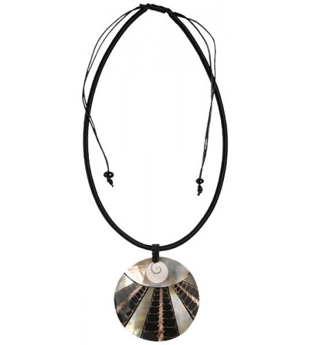 Bali Shell Resin Penden Slide Necklace Shell From Bali