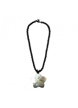 Resin Pendant From Bali Sea Mop Shell Beaded Necklace From Bali