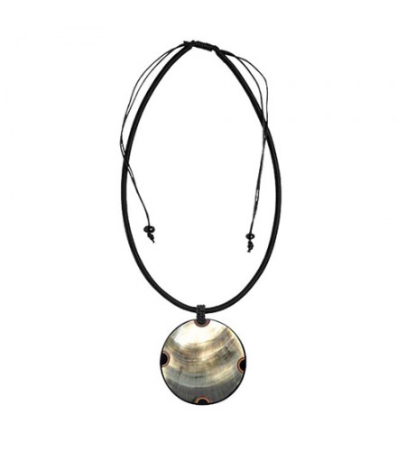 Shell Resin Pendant Slide Necklace Best Seller