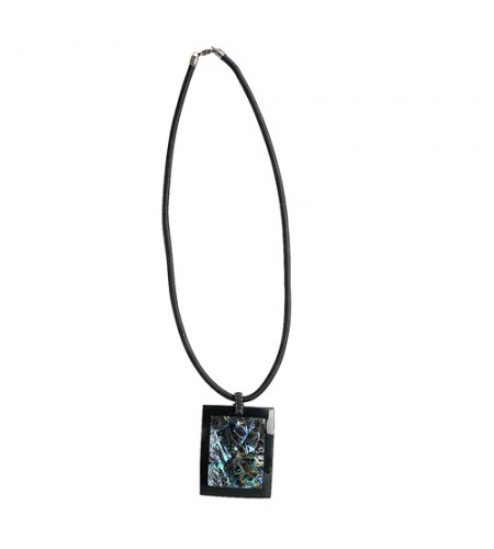 Top Quality Resin Pendant Shell Slide Necklace From Bali