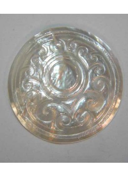 Bali Carved Mop Pendant