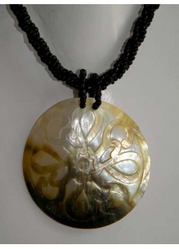 Shell Carving Pendant