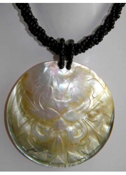 Shell Carving Pendant