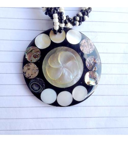 Shell Resin Pendant