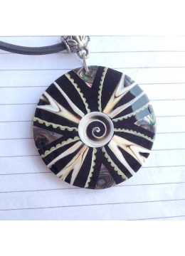 Shell Resin Pendant