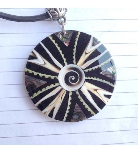 Shell Resin Pendant