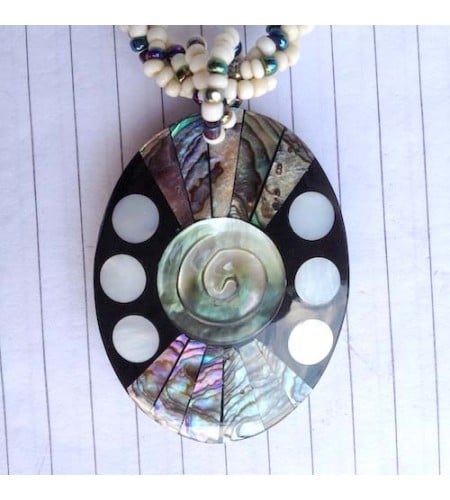 Shell Resin Pendant