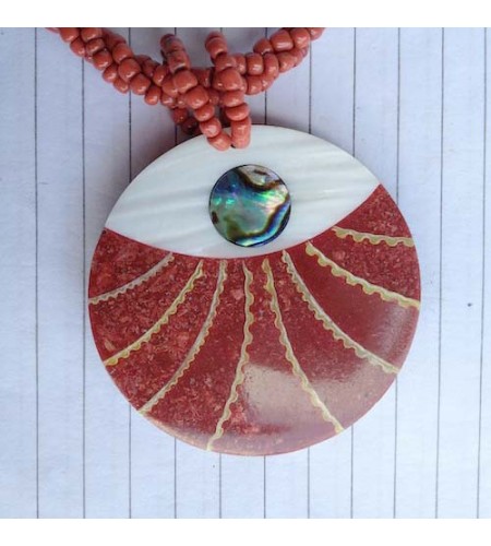 Shell Resin Pendant