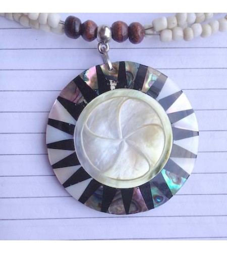 Shell Resin Pendant