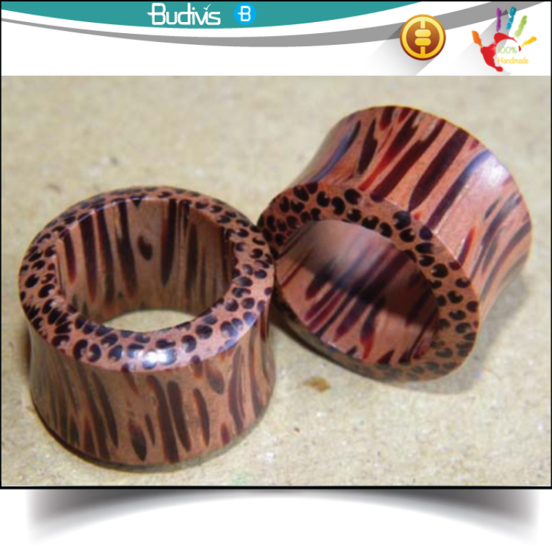 Wood Plug EarBody Piercing