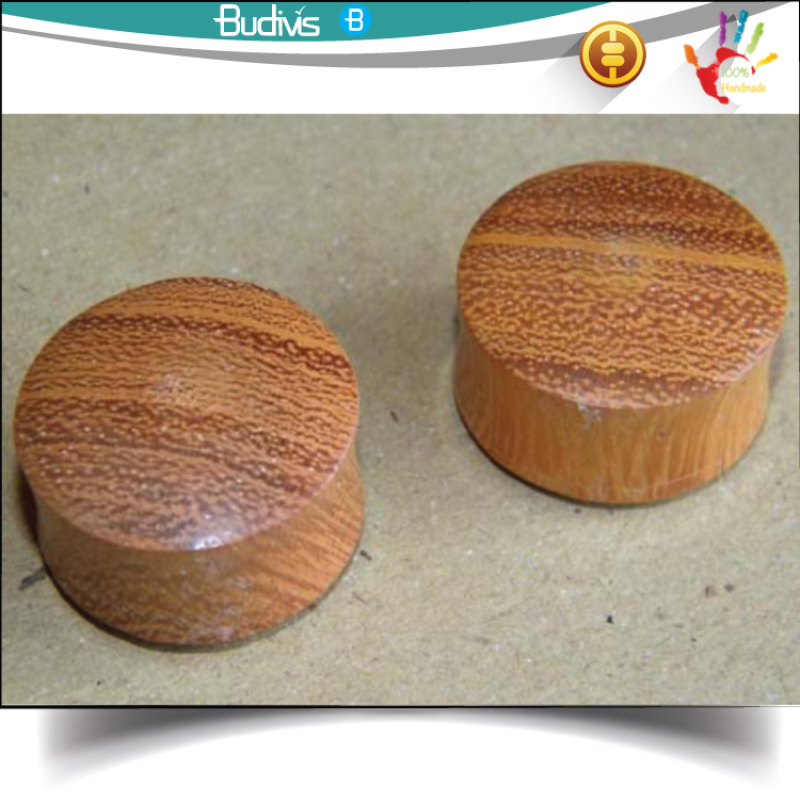 Wood Plug EarBody Piercing