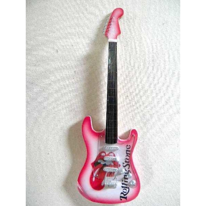 Miniature Guitar Rolling Stones