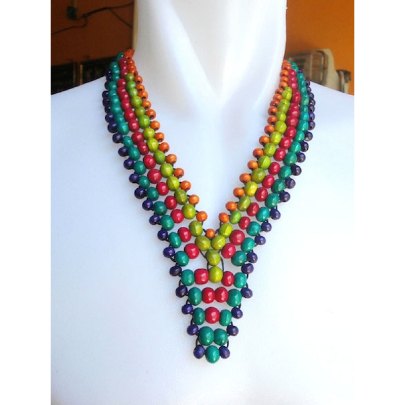 Wooden Bead Necklace