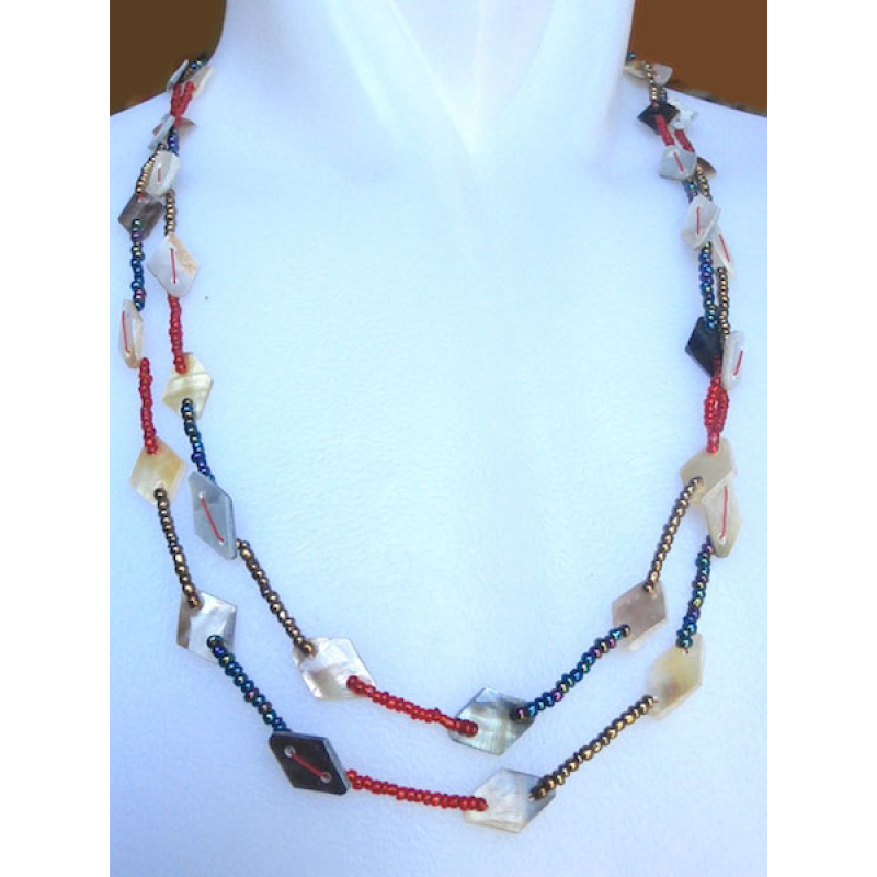 Multi Strand Beaded Necklace