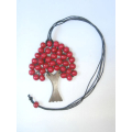 Necklace Bead Wooden Tree