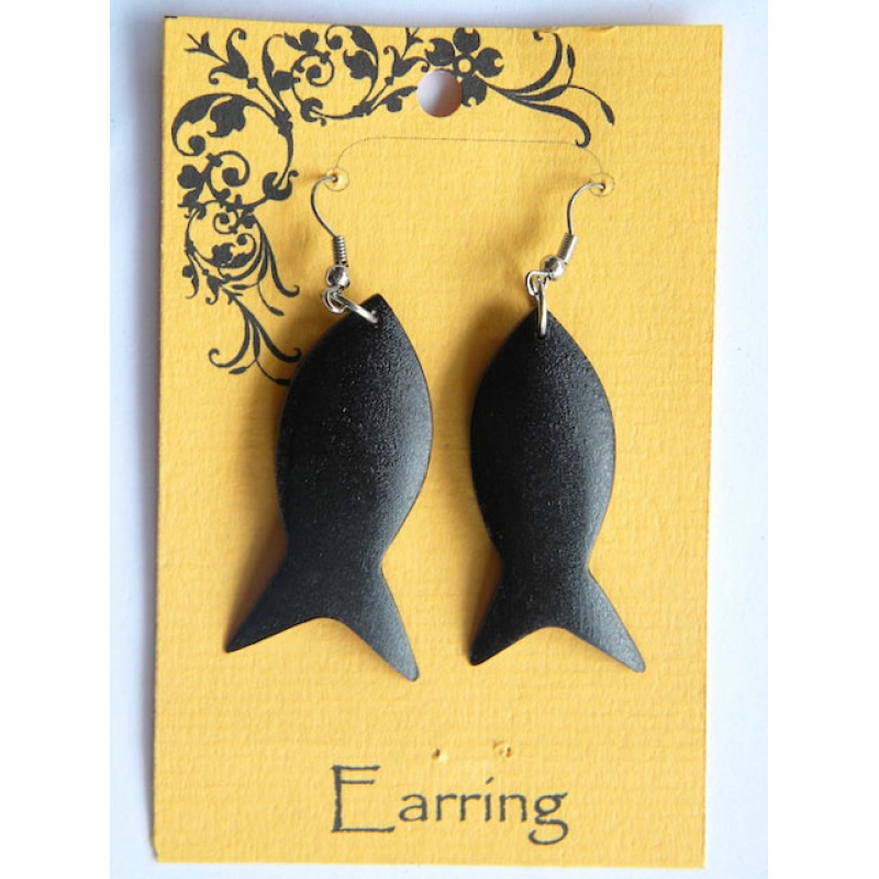 Bali Wood Earring