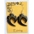 Bali Wood Earring