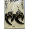 Bali Wood Earring