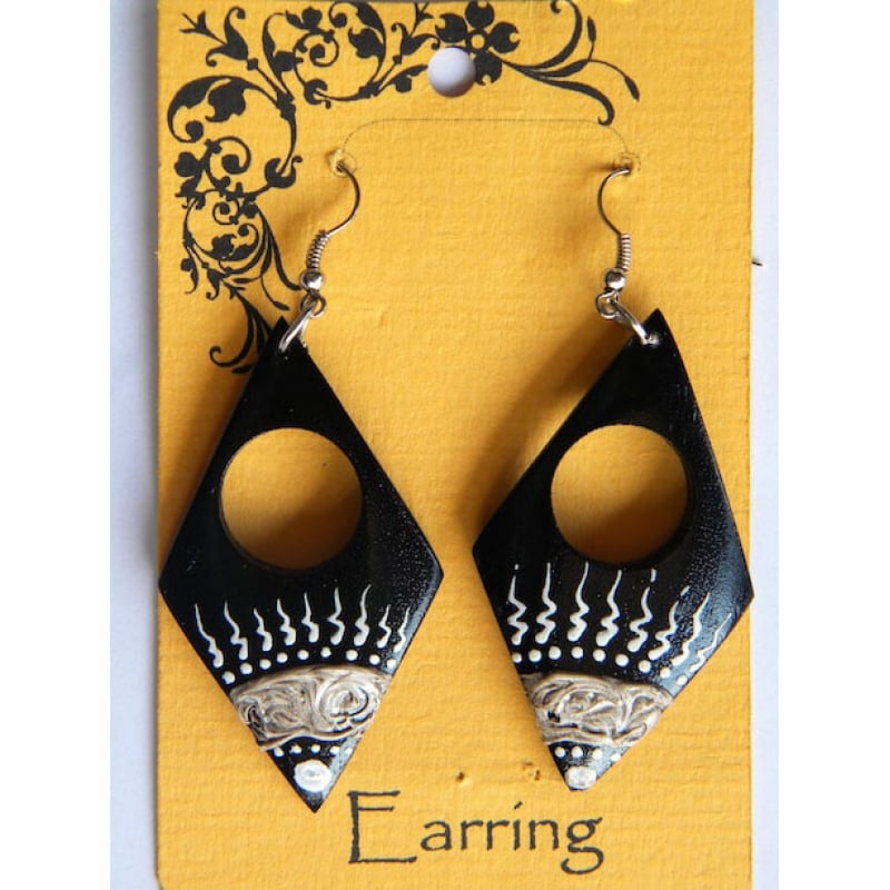 Wood Earring