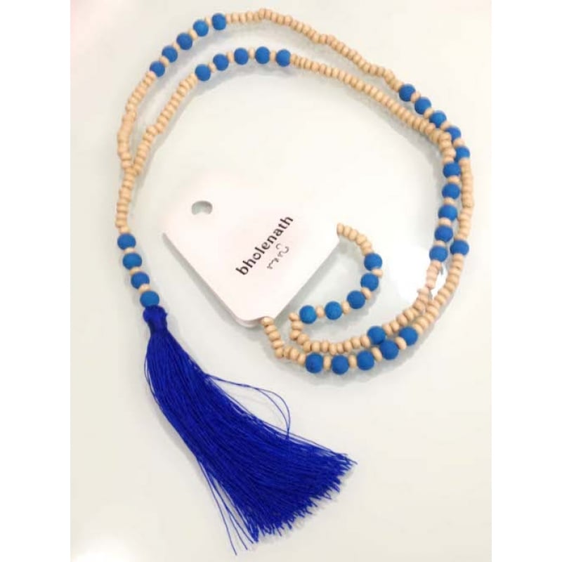 Beaded Tassel Necklace Layered