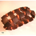 Wooden stretch bracelet