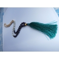 Beaded Long Tassel Necklace, Hand Knotted Tassel Necklaces, Bali Necklaces