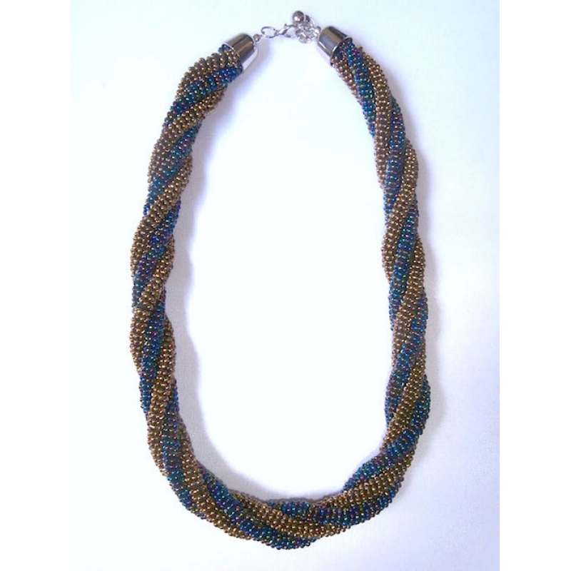 Beaded Twisted Necklace