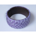 Bracelet Genuine Leather Snake Bangle, Bangle Leather Bracelet