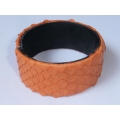 Bracelet Genuine Leather Snake Bangle, Bangle Leather Bracelet