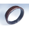 Genuine Leather Snake Bracelet, Bangle Leather Bracelet