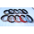 Genuine Leather Snake Bracelet, Bangle Leather Bracelet