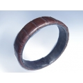 Tiny Bangle Leather Snake