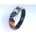 Genuine Leather Snake Bracelet, Bangle Leather Bracelet