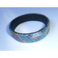 Genuine Leather Snake Bracelet, Bangle Leather Bracelet