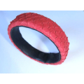 Genuine Leather Snake Bracelet, Bangle Leather Bracelet