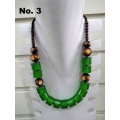 Beaded Necklace Neon