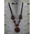 Wooden Bead Necklace By Edi Yanto