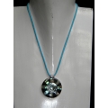 Necklace With Shell Pendant Stainless Steel Top Model