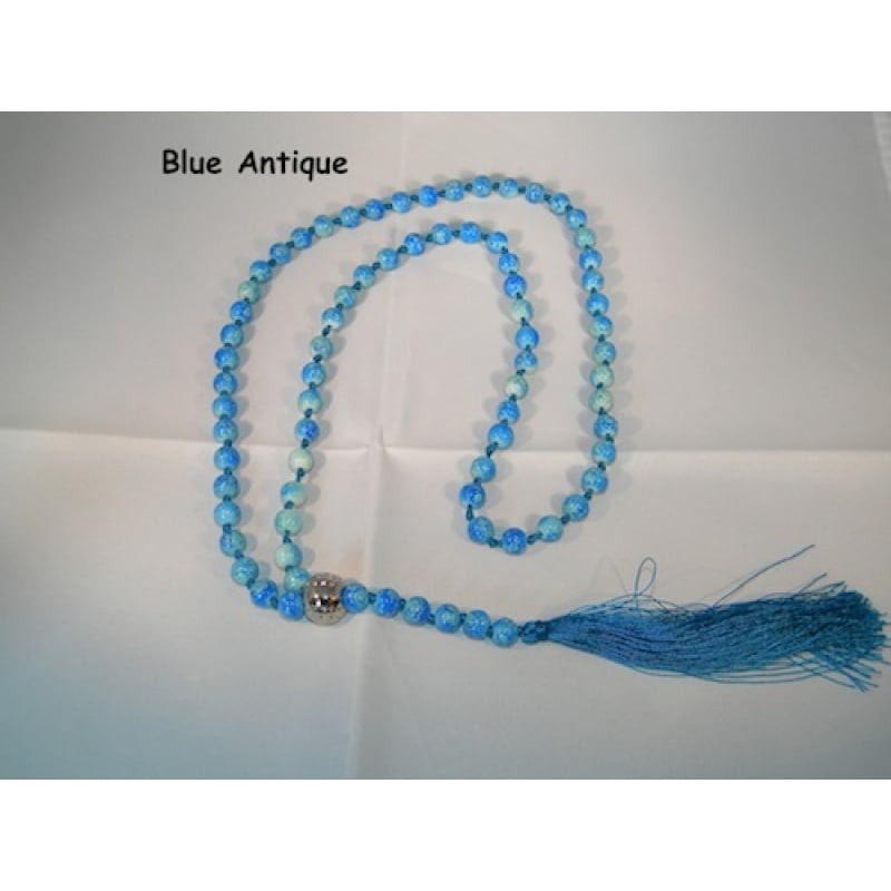 Beaded Long Tassel Necklace, Hand Knotted Tassel Necklaces, Bali Necklaces