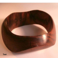 Vintage Carved Wooden Bangle Chunky Bracelets, Bracelets Wood All Size in Handmade