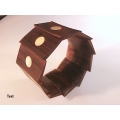 Wood Stretch Bracelet Shell