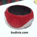 Bracelet Genuine Leather Snake Bangle, Bangle Leather Bracelet