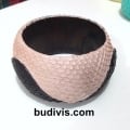 Bracelet Genuine Leather Snake Bangle, Bangle Leather Bracelet