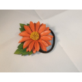 Hair Tie Leather Flower