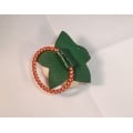 Hair Clip Leather Flower