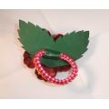 Hair Tie Leather Flower